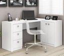Ver imagem 1 de Mesa para Home Office com Gavetas e 02 Portas Me4100 - Tecno Mobili Branco