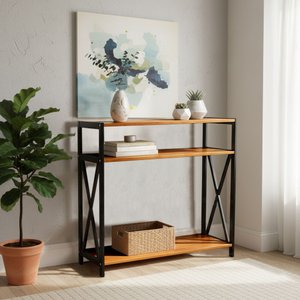 Aparador Madeira Maciça Sala Decoração Nicho Lateral Café