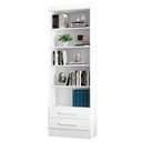 Ver imagem 1 de Estante para Livros 2 Gavetas 3420 Branco - Qmovi