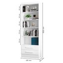 Ver imagem 2 de Estante para Livros 2 Gavetas 3420 Branco - Qmovi