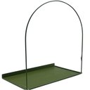 Ver imagem 1 de Prateleira Nicho Arco Verde Militar Metal Decorativa Retro Luxo Organizadora Moderna Livros Sala