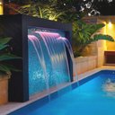 Ver imagem 4 de Cascata 2 Metros para Piscinas com Iluminação Led Rgb e Controlador Wifi