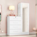 Ver imagem 1 de Cômoda Samira Branco com Espelho