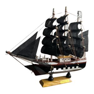 Barco Madeira Caravela Pirata Naus Veleiro Navio Decoração