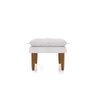 Poltrona de Amamentação Quarto Infantil com Puff Kate Pés Palito Bouclê Off White + Binde Amofada Ne - 12