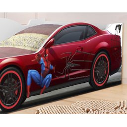 Cama Infantil Carro Homem Aranha com Colchão - 3
