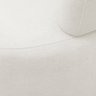 Poltrona Orgânica Giratória Living Glee Bouclê Off White - Desk Design - 9