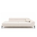 Ver imagem 1 de Sofá Arezzo 3 Lugares Fixo 230cm Terminal Direito Off White Boucle Sallar Home