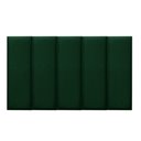 Ver imagem 3 de Kit 5 Cabeceiras Painel Modular Cama Box Solteiro Veludo Verde Madelina Decor