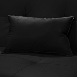 Sofá Cama Silver Reclinável Corano Preto - Star Confort - 6