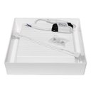 Ver imagem 4 de Plafon Led Sobrepor Quadrado Recuado Kais 18w 3000k 1400lm Branco Abs-nordecor