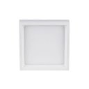 Ver imagem 1 de Plafon Led Sobrepor Quadrado Recuado Kais 18w 3000k 1400lm Branco Abs-nordecor