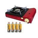 Ver imagem 1 de Fogareiro Aria Camping, Pesca e Cozinha 4 Refil Gás