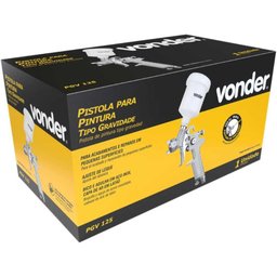 Pistola de Pintura Gravidade 0,8mm 125ml Precisão Pgv125 Vonder - 5
