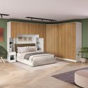 Ver imagem 1 de Quarto Modular Kappesberg Adapt Branco/nogueira 8 Peças 357cm X 263cm