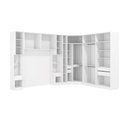 Ver imagem 3 de Quarto Modular Kappesberg Adapt Branco/nogueira 8 Peças 357cm X 263cm