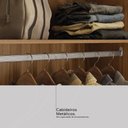 Ver imagem 7 de Guarda Roupa Dalila Quarto com 3 Portas e 4 Gavetas Espelho Amendola/off White
