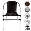 Ver imagem 4 de Conjunto Pool Mesa e 4 Cadeiras Alumínio Fibra Área Gourmet Acesse Móveis