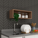 Ver imagem 5 de Nicho Decorativo Marrom 50cm Infantil Sala Quarto Prateleira