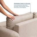 Ver imagem 6 de Sofá Retrátil 2 Lugares Linho Creme Mellow 190cm CabeCasa MadeiraOriginals