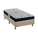Ver imagem 1 de Cama Box Solteiro: Colchão Espuma Probel D45 Firmepedic Advanced Tech2000 + Base CRC Suede Clean(88x