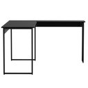 Ver imagem 5 de Escrivaninha no formado L Smart, Estilo Industrial | Preto Onix - Preto