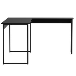 Escrivaninha no formado L Smart, Estilo Industrial | Preto Onix - Preto - 5 Escrivaninha no formado L Smart, Estilo Industrial | Preto Onix - Preto - 5