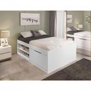 Ver imagem 1 de Cama Box Sapateira Vanessa Casal 1,38 Branco - Framar Móveis