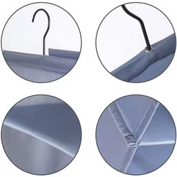 Cabideiro Organizador Dobravel com 3 Prateleiras Sapateira Vertical para Armario e Closet - 5