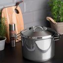 Ver imagem 2 de Caldeirão Tramontina Solar 28 Cm 11,9 L Aço Inox Fundo Triplo 62505280