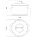 Ver imagem 4 de Caldeirão Tramontina Solar 28 Cm 11,9 L Aço Inox Fundo Triplo 62505280