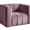 Ver imagem 2 de Poltrona Decorativa Mona Retrô Moderna Sala de Estar Roxo