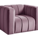 Ver imagem 2 de Poltrona Decorativa Retrô Moderna Sala de Estar Roxo