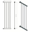 Ver imagem 4 de Grade de Porta Portão Retrátil Pet Cães Criança 79 a 84 Cm: