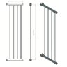 Grade de Porta Portão Retrátil Pet Cães Criança 79 a 84 Cm: - 4