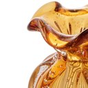 Ver imagem 4 de Vaso Murano Vidro Italy Ambar 10x11cm Wolff