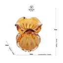 Ver imagem 5 de Vaso Murano Vidro Italy Ambar 10x11cm Wolff