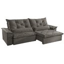 Ver imagem 4 de Sofá Melt 02 Módulos 80cm Br 25cm Meu Sofá Online A231 Linho Cinza Escuro