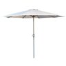 Ombrelone Central Paraty Bali Fratini 270 Cm (largura) sem Base em Alumínio Cinza Capa Poliéster - 1