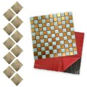 Ver imagem 1 de Pastilha de Vidro Kit 11 Uni Adesiva Parede Cozinha Sala Banheiro Decorativa Moderna Facil Aplicacao