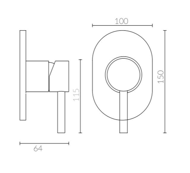 Misturador Monocomando para Chuveiro - Jackson, Kromma 703 - 2