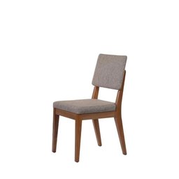 Conjunto de Jantar Mesa 184 Cm com Vidro 6 Cadeiras Ella - Natural C/ Mescla Cinza - 10