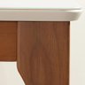 Conjunto de Jantar Mesa 184 Cm com Vidro 6 Cadeiras Ella - Natural C/ Mescla Cinza - 3