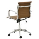 Ver imagem 4 de Cadeira Sevilha Eames Baixa Cromada Pu Marrom Escuro - 37792