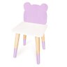Kit Mesinha Mdf Infantil Urso com 2 Cadeiras - Lilás - 3