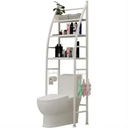 Ver imagem 1 de Rack Sanitário de Metal com Prateleiras Branco Dy-fc025