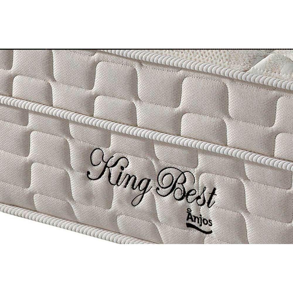 Colchão King Size Molas Superlastic King Best New Euro Pillow Clean (193x203x33) - Anjos - 6