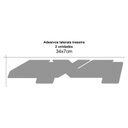 Ver imagem 3 de Kit Adesivo 4x4 S10 Anos 13 14 15 16 17 18 19 20 21 22 Full Cor Padrão Foto Teu Adesivo Preto