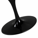 Ver imagem 3 de Mesa de Jantar Saarinen Preto Redonda 80cm - MDF Melamínico Freijó
