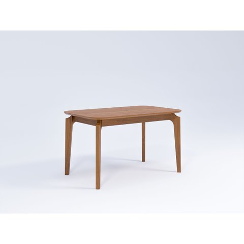 Mesa de Jantar Ficus 130x80 em Madeira Tauari com Tampo MDF Cinamomo